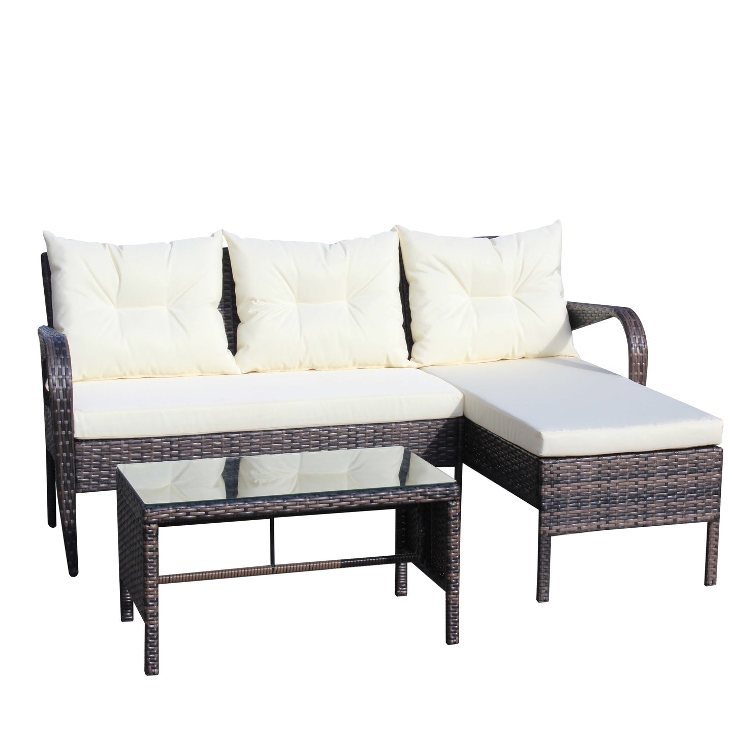 Outdoor Patio Furniture Set -Piece Conversation Set