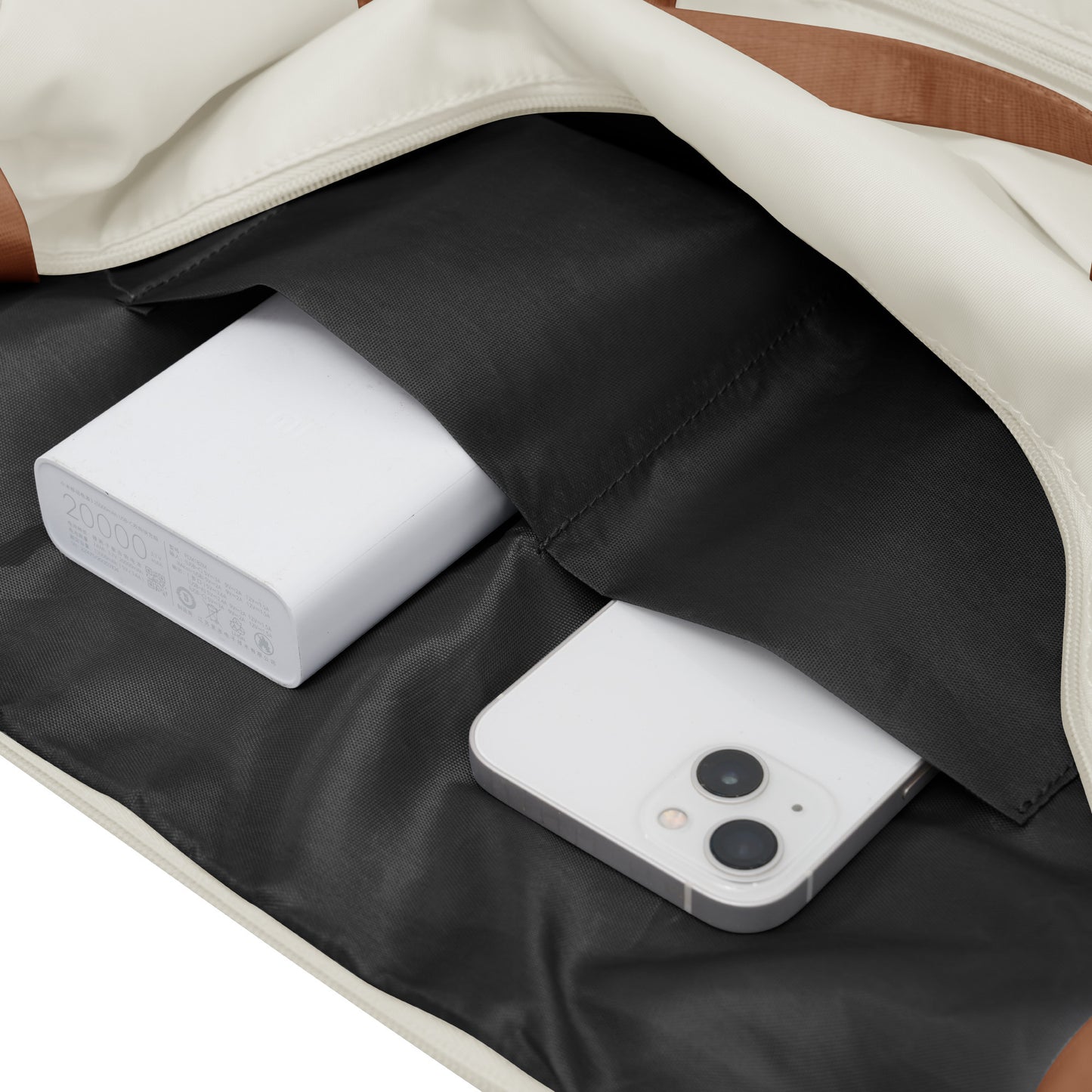 Luggage Set Off-white 4 Piece, Expandable with Travel Bag