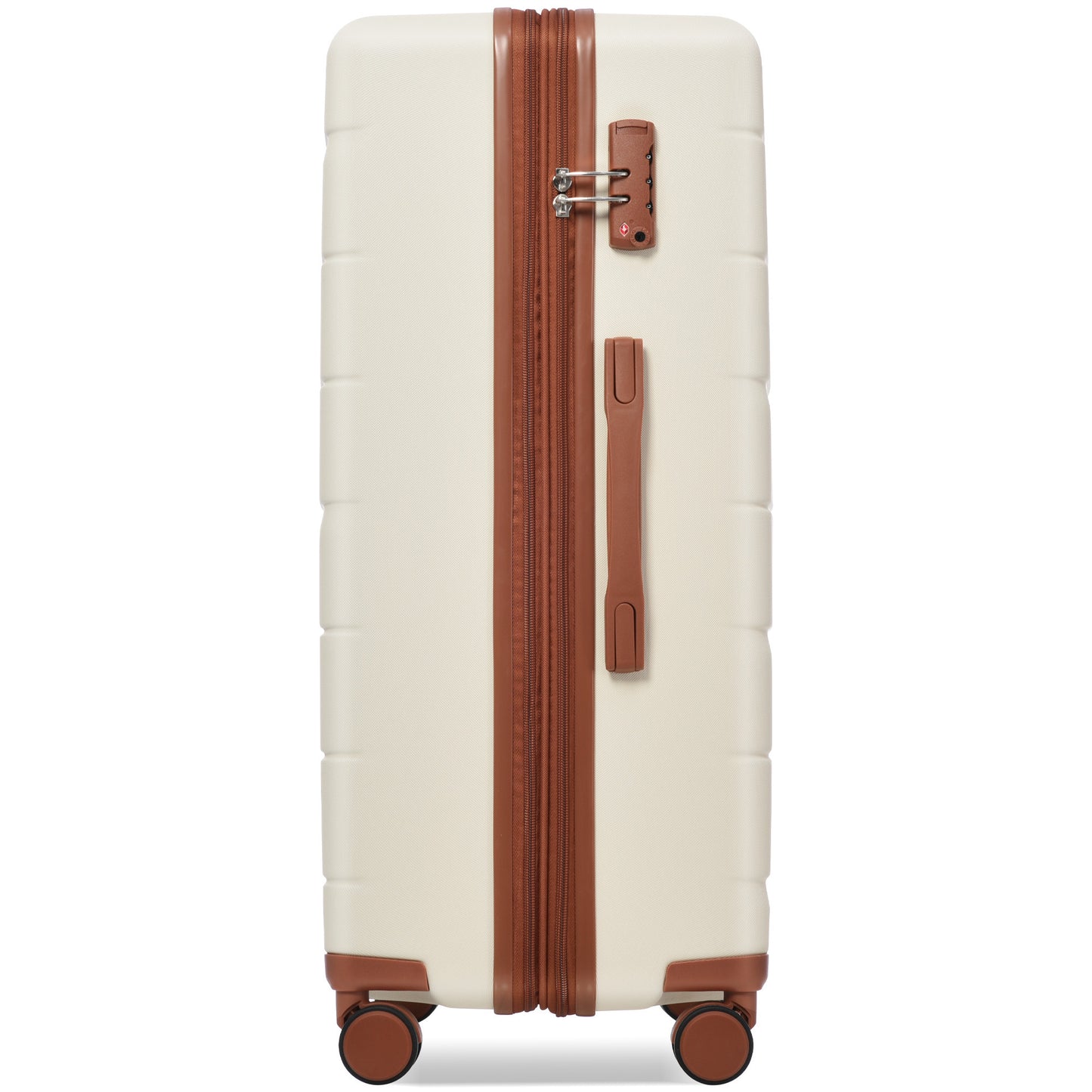 Luggage Set Off-white 4 Piece, Expandable with Travel Bag