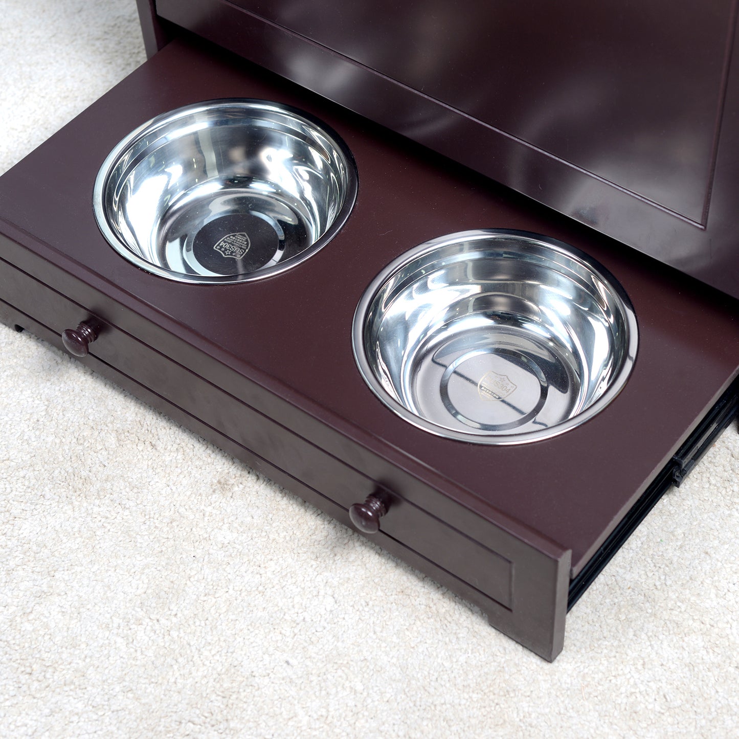 Pet Feeder Station with Storage