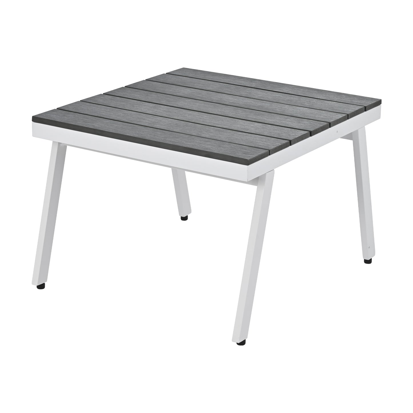 Industrial 5-Piece Aluminum Outdoor Patio Furniture Set