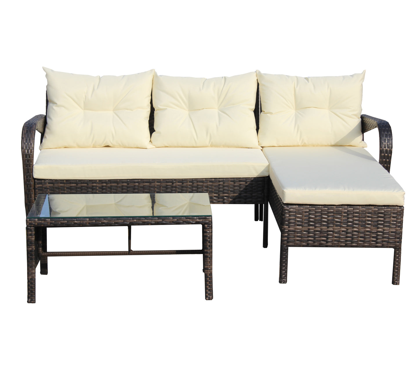 Outdoor Patio Furniture Set -Piece Conversation Set
