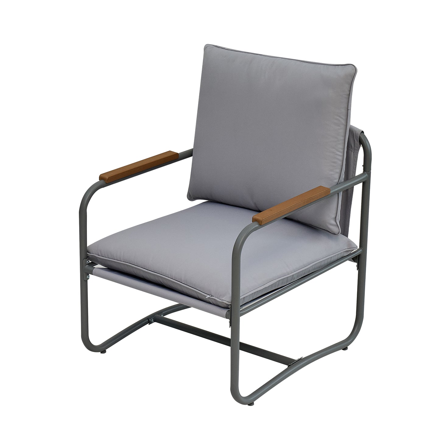 4-Piece Outdoor Industrial-style Patio Furniture Sets