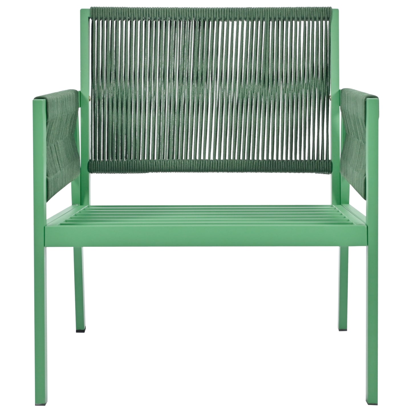 4-Piece Green Rope Patio Furniture Set