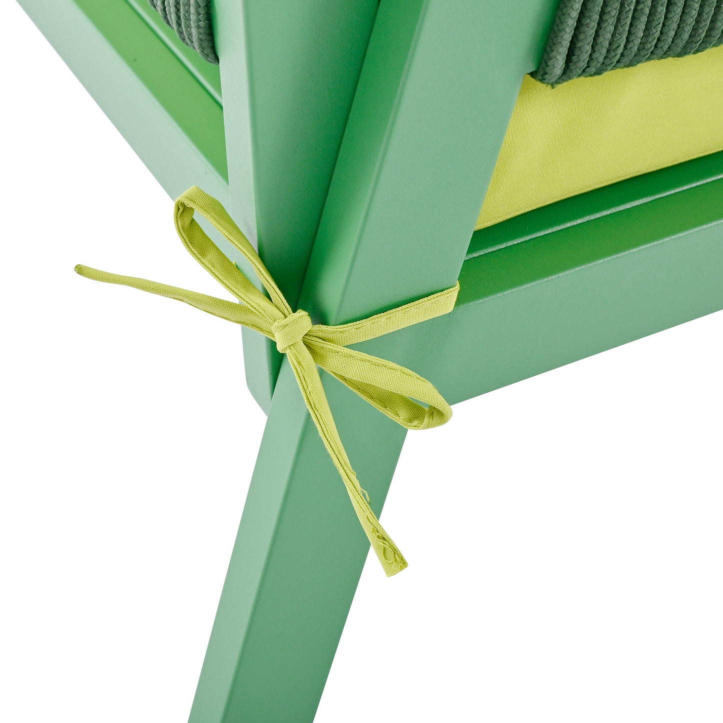 4-Piece Green Rope Patio Furniture Set