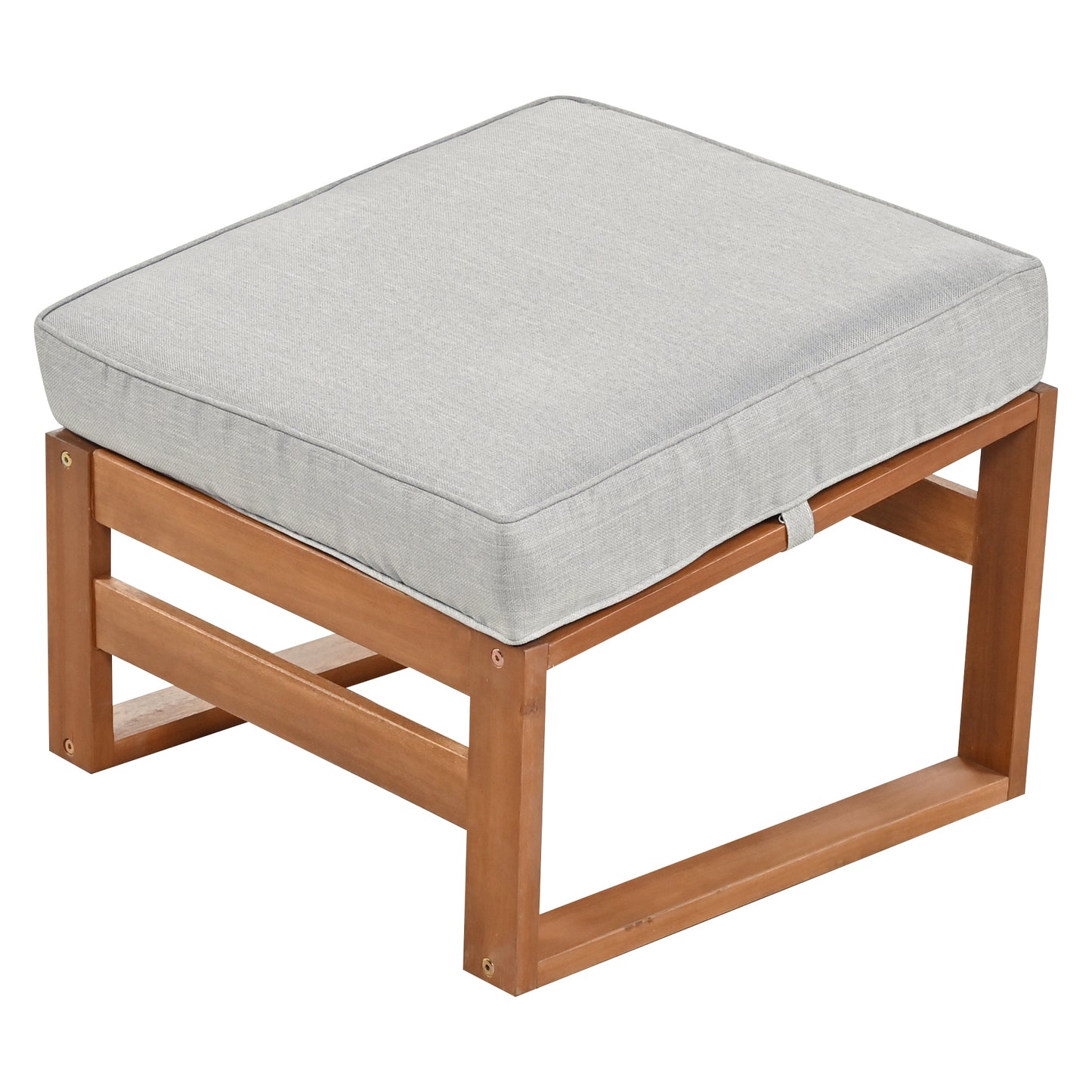 6-Piece Outdoor Wood Conversation Set