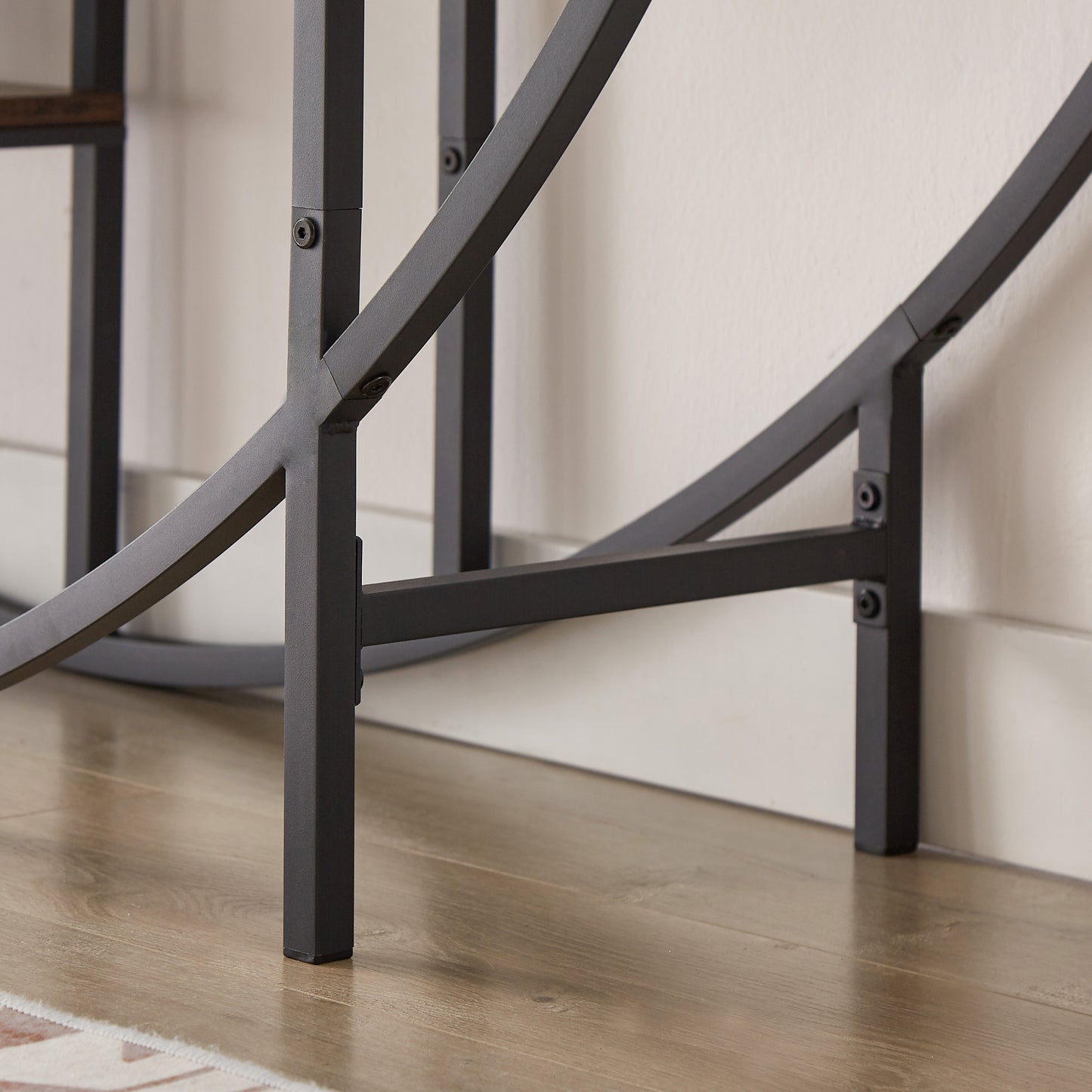 Round 5-Tier Metal Plant Stand and Bookcase