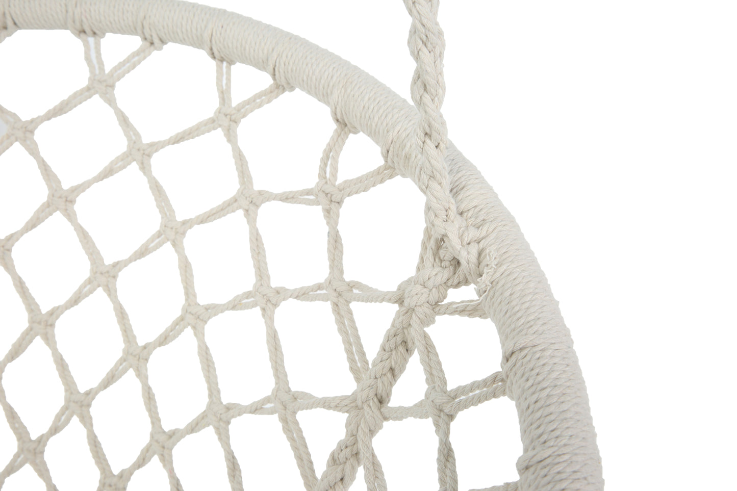 White Hanging Hammock Chair Macrame Swing