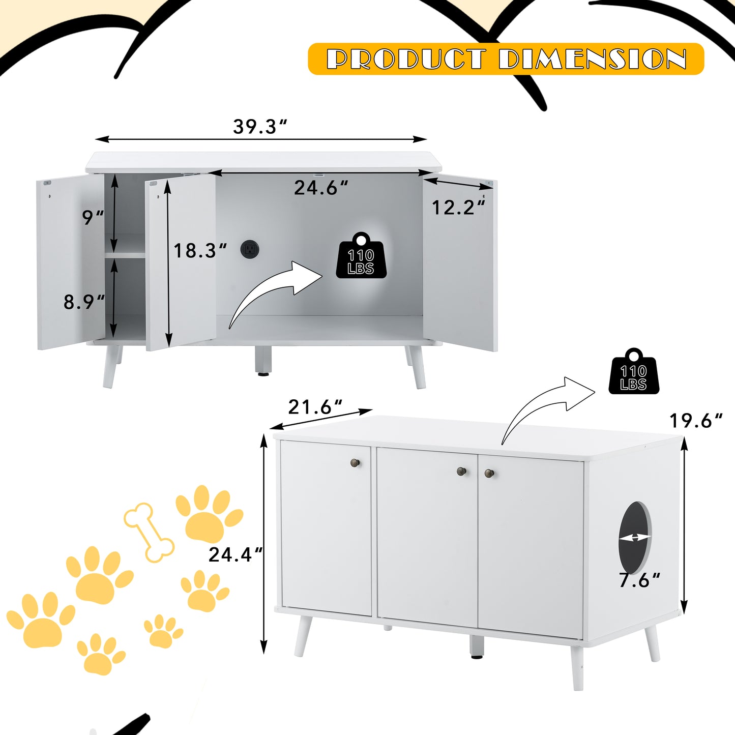 Cat Litter Box Enclosure