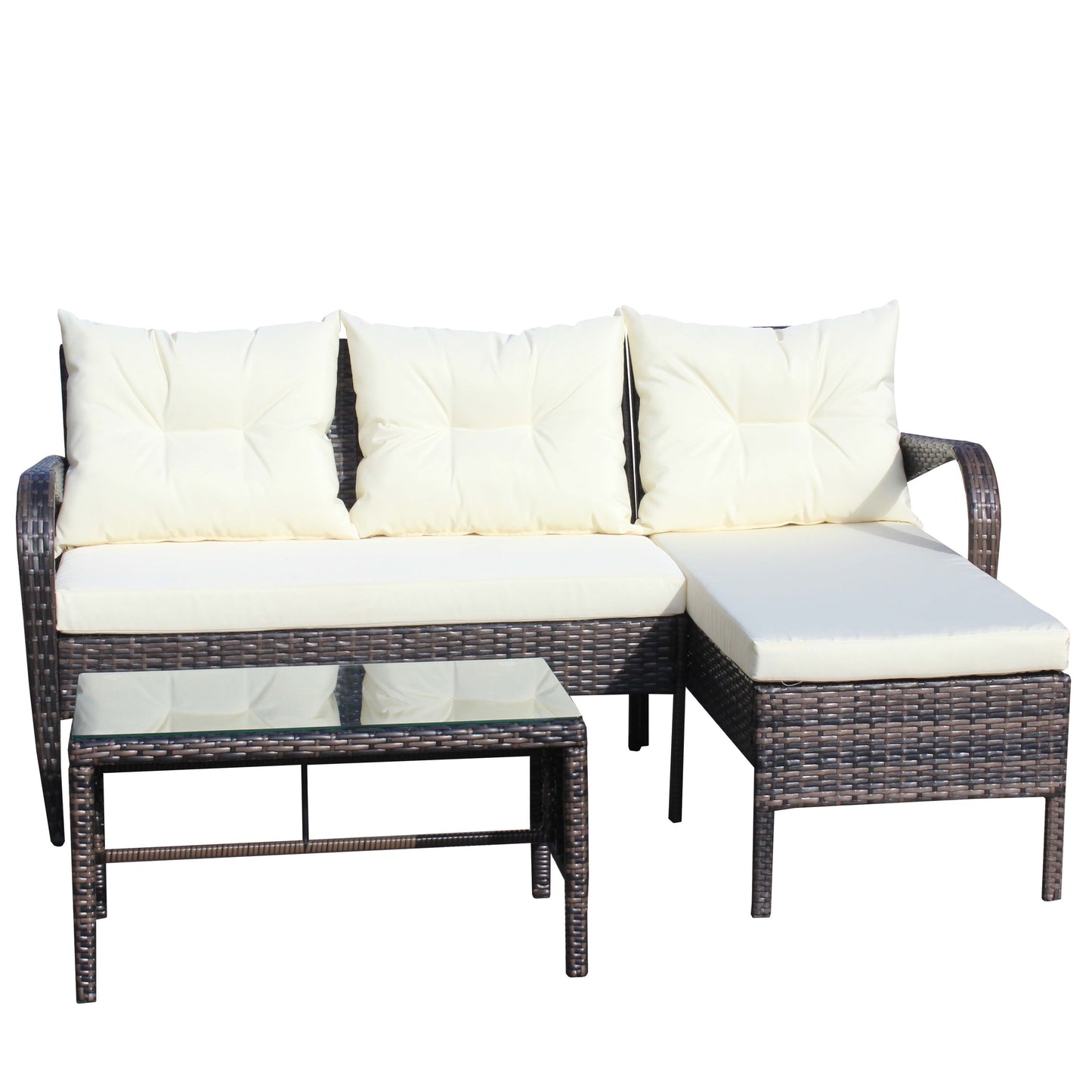 Outdoor Patio Furniture Set -Piece Conversation Set