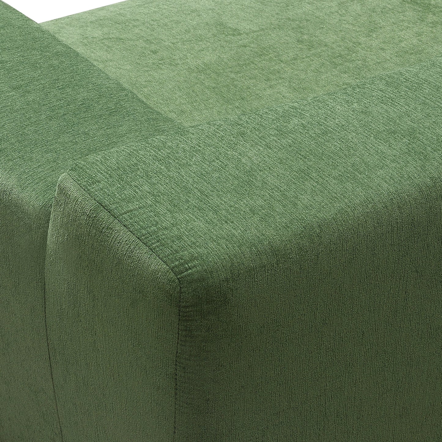 Green Modular Minimalist Sectional Sofa