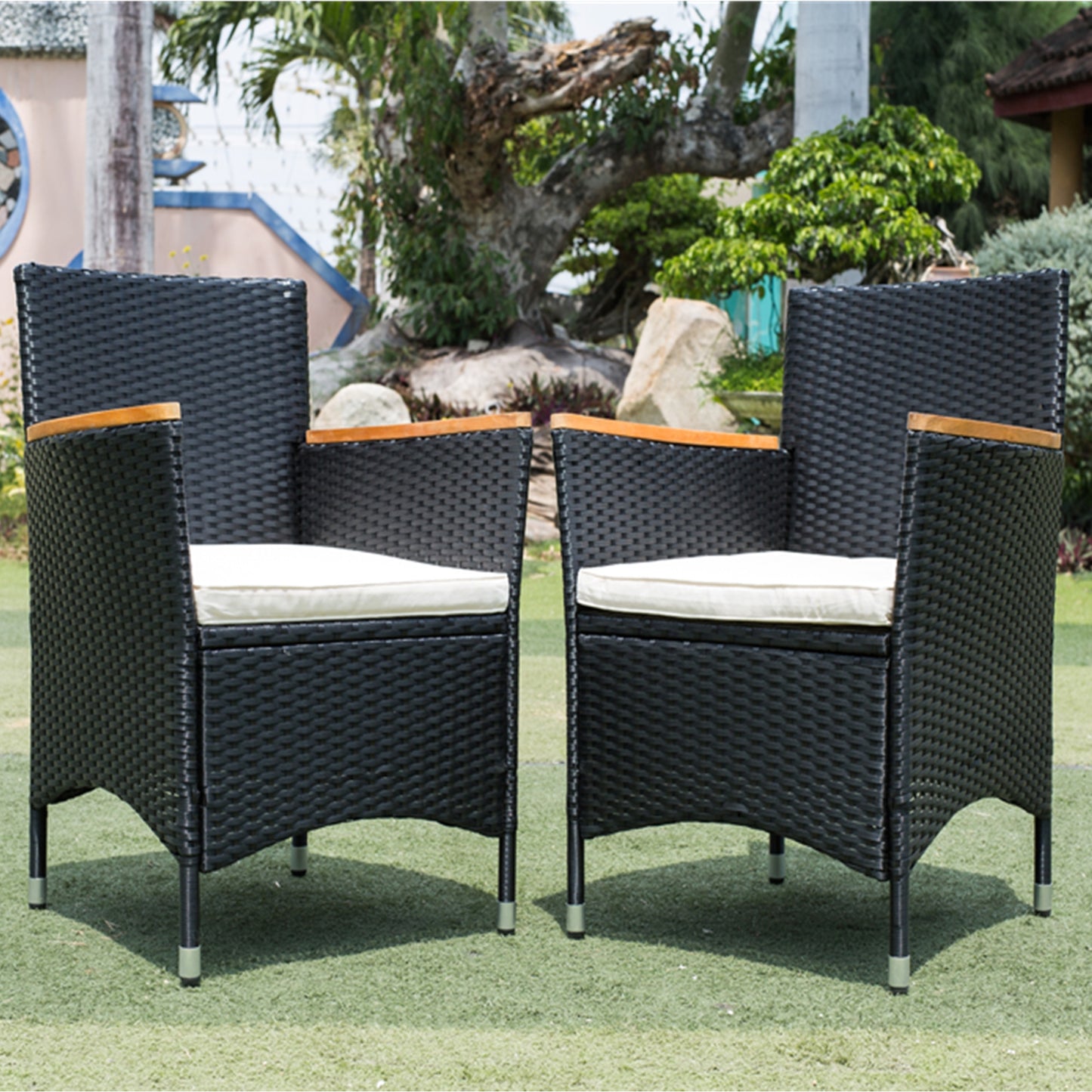7 piece Outdoor Patio Wicker Dining Set