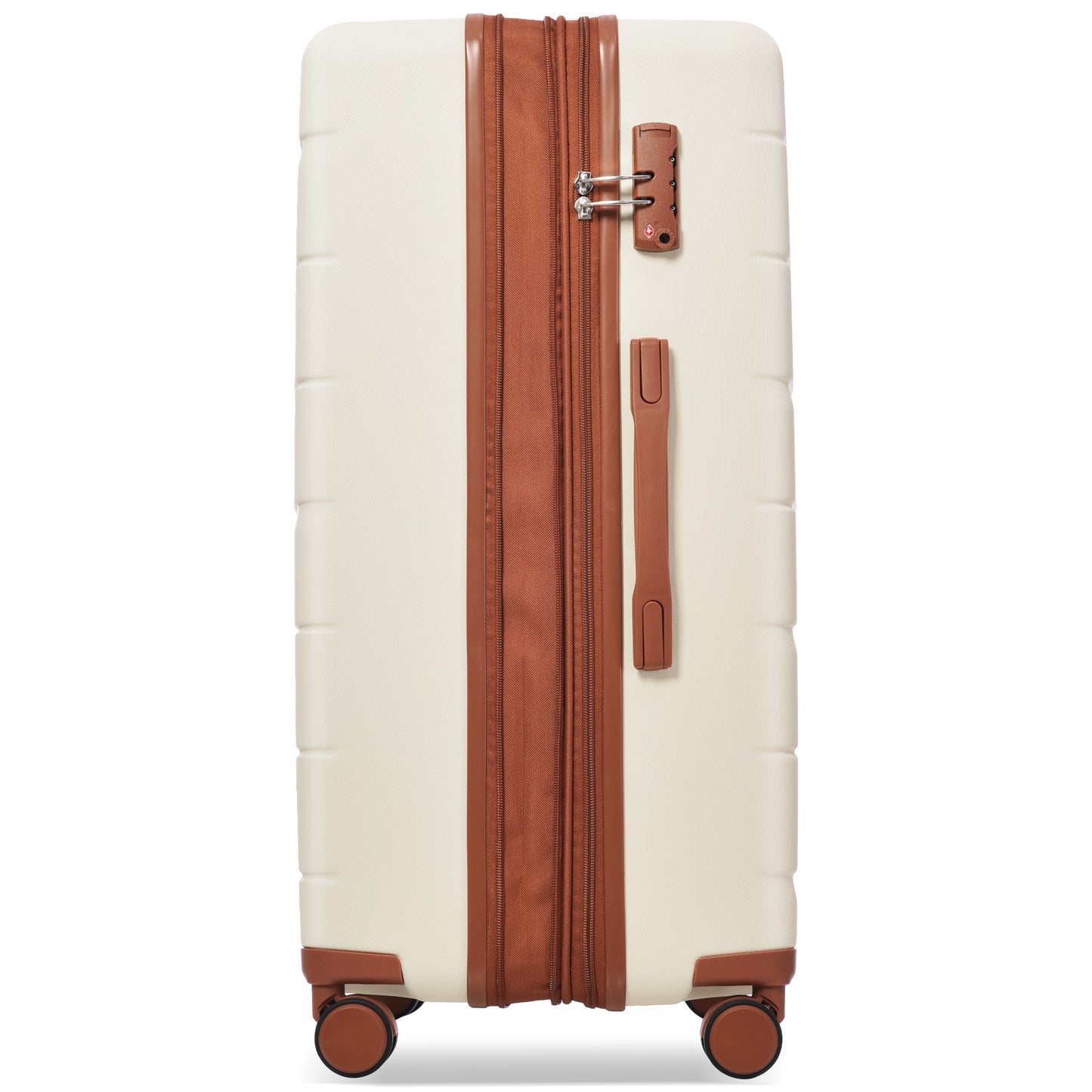 Luggage Set Off-white 4 Piece, Expandable with Travel Bag