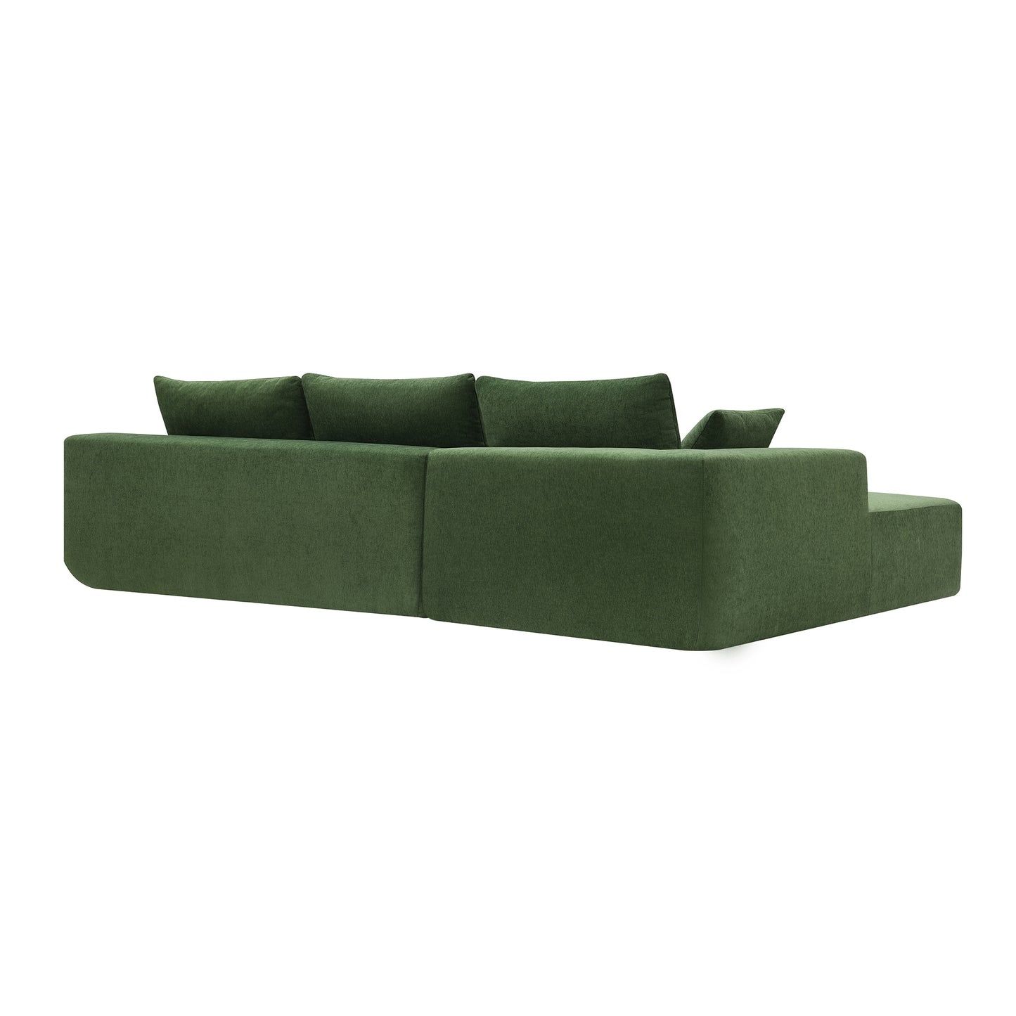 Green Modular Minimalist Sectional Sofa