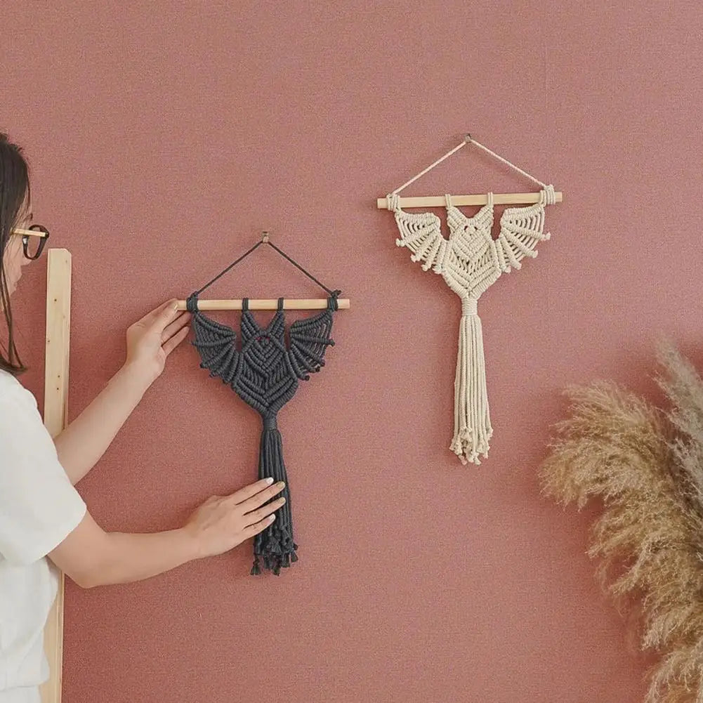 Woven Bat Hanging Planter