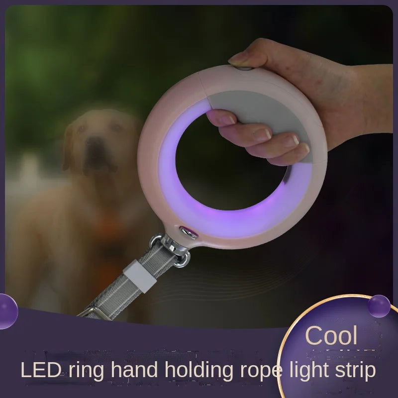LED Retractable Dog Leash