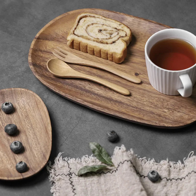 Wood Serving Plates