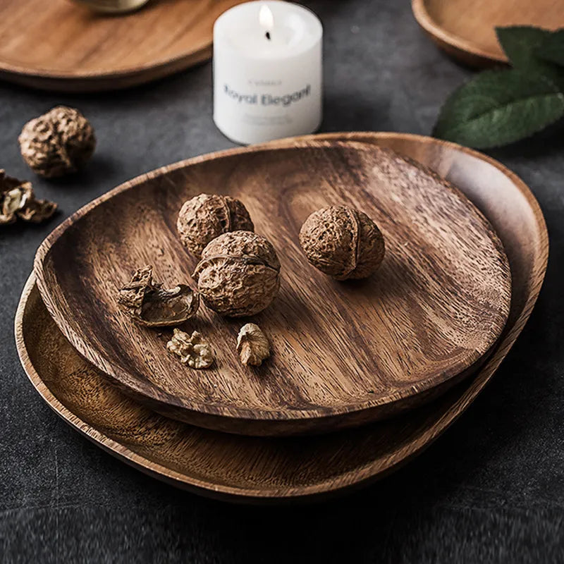 Wood Serving Plates