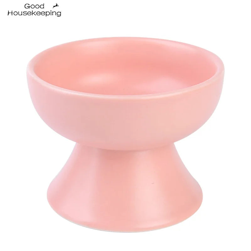 Raised Foot Ceramic Pet Bowl