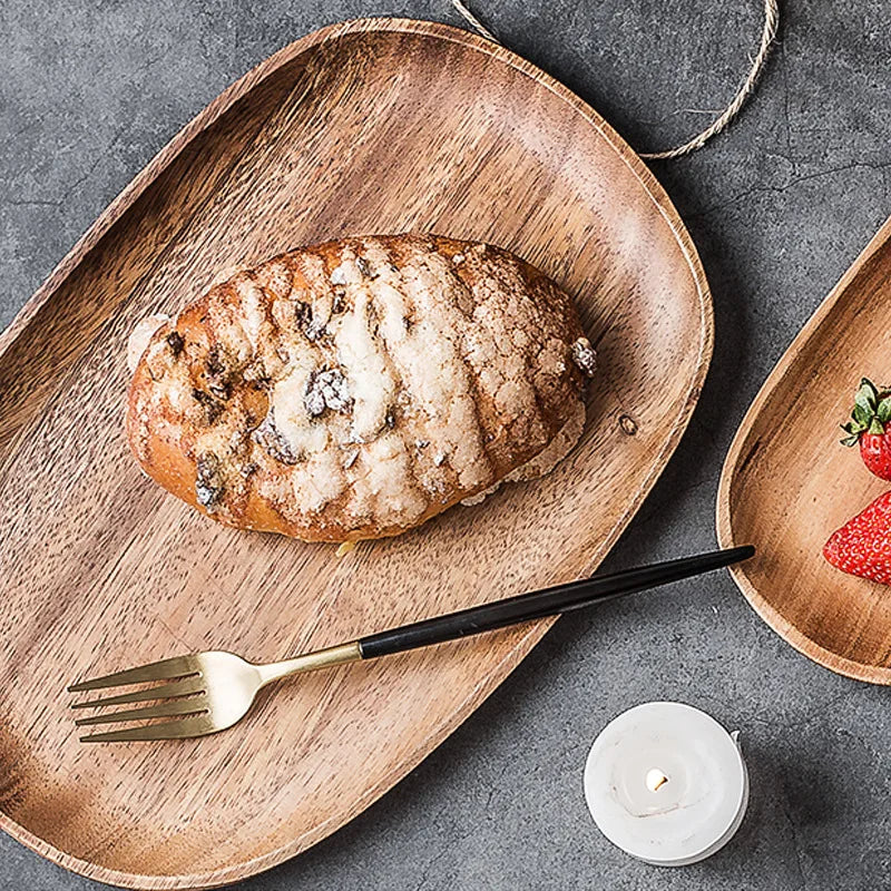 Wood Serving Plates