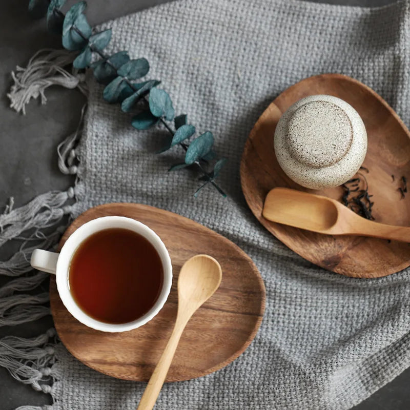 Wood Serving Plates