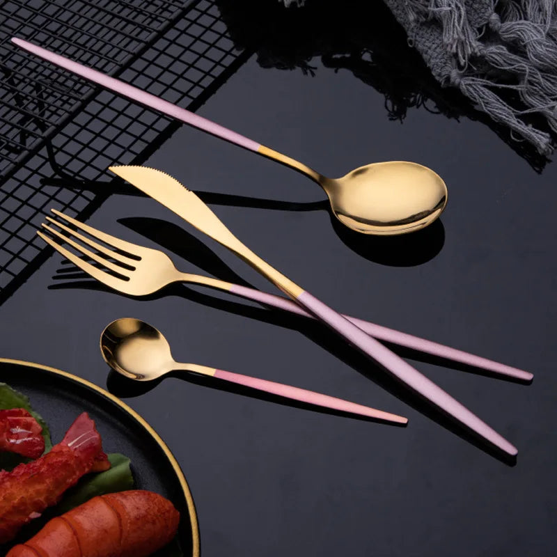 Gold Dinnerware Set