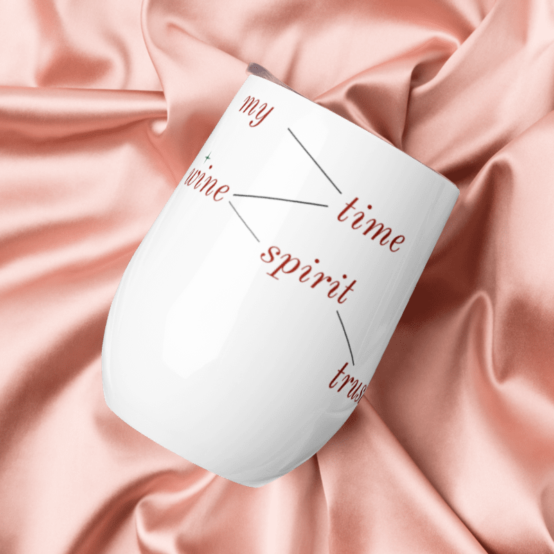 Broken Hearts Wine Tumbler