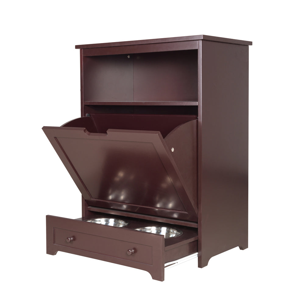 Pet Feeder Station with Storage