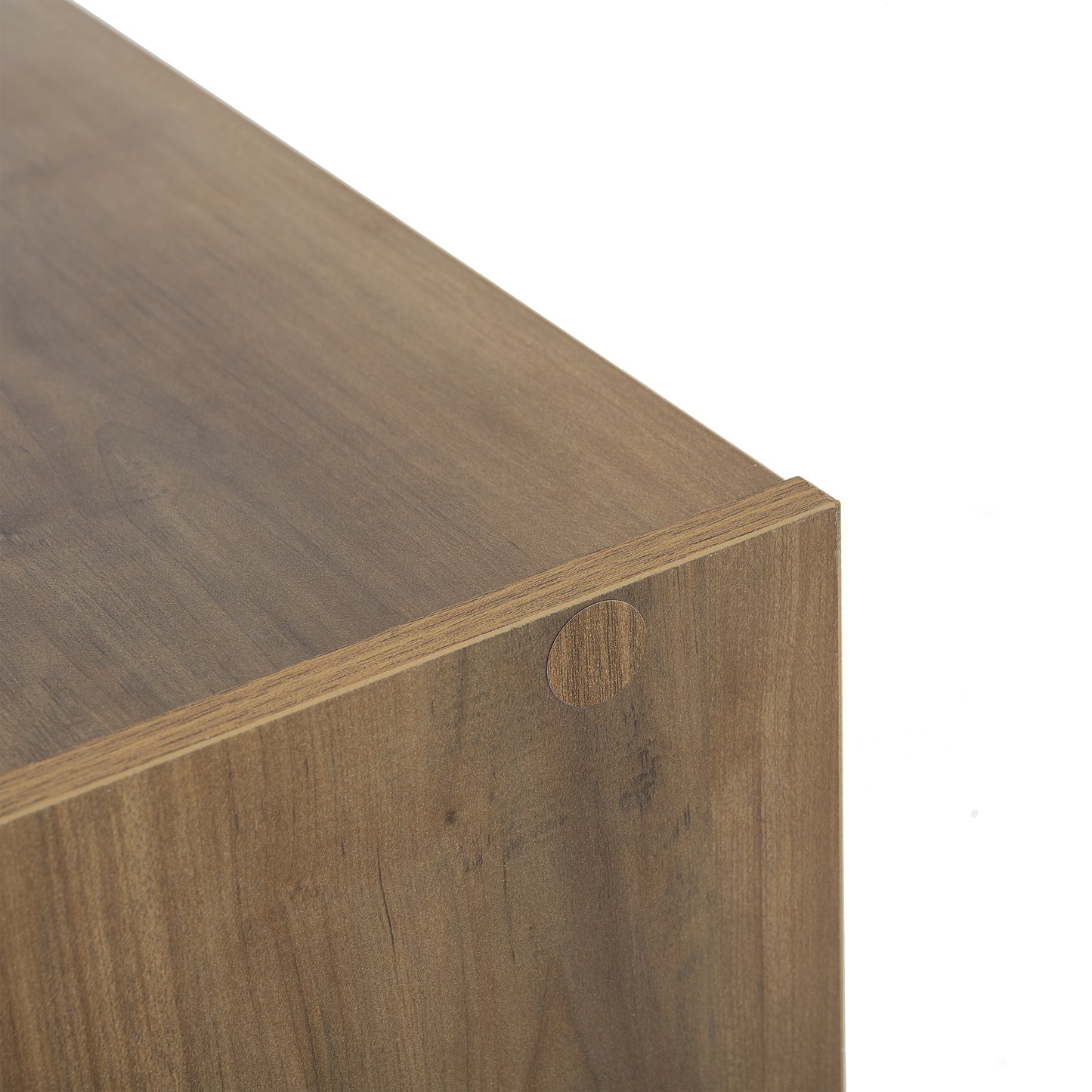 Storage Cabinet with Rattan Door Front Detail