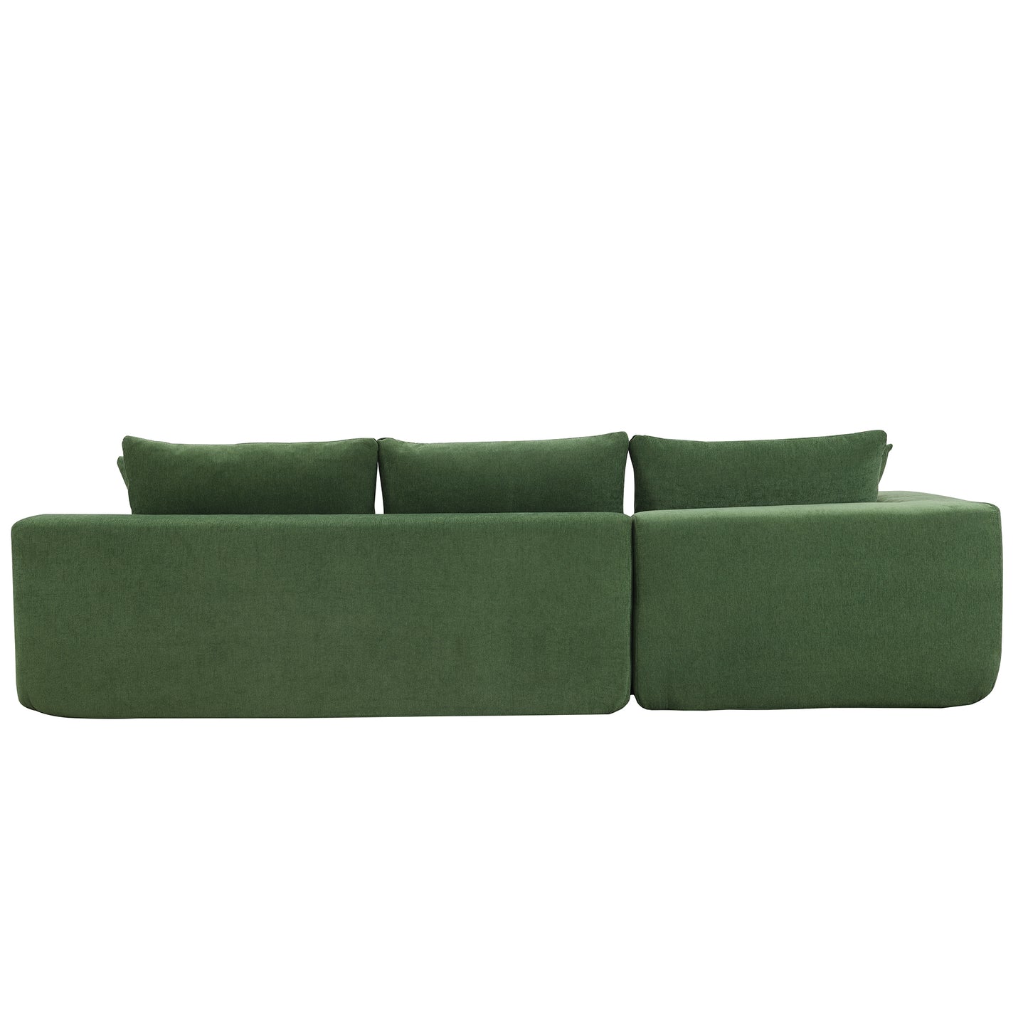 Green Modular Minimalist Sectional Sofa