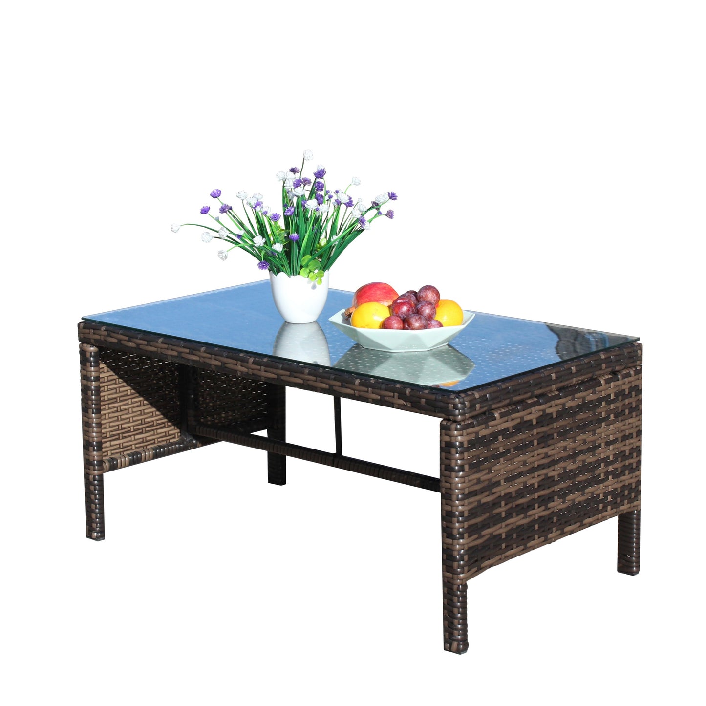 Outdoor Patio Furniture Set -Piece Conversation Set