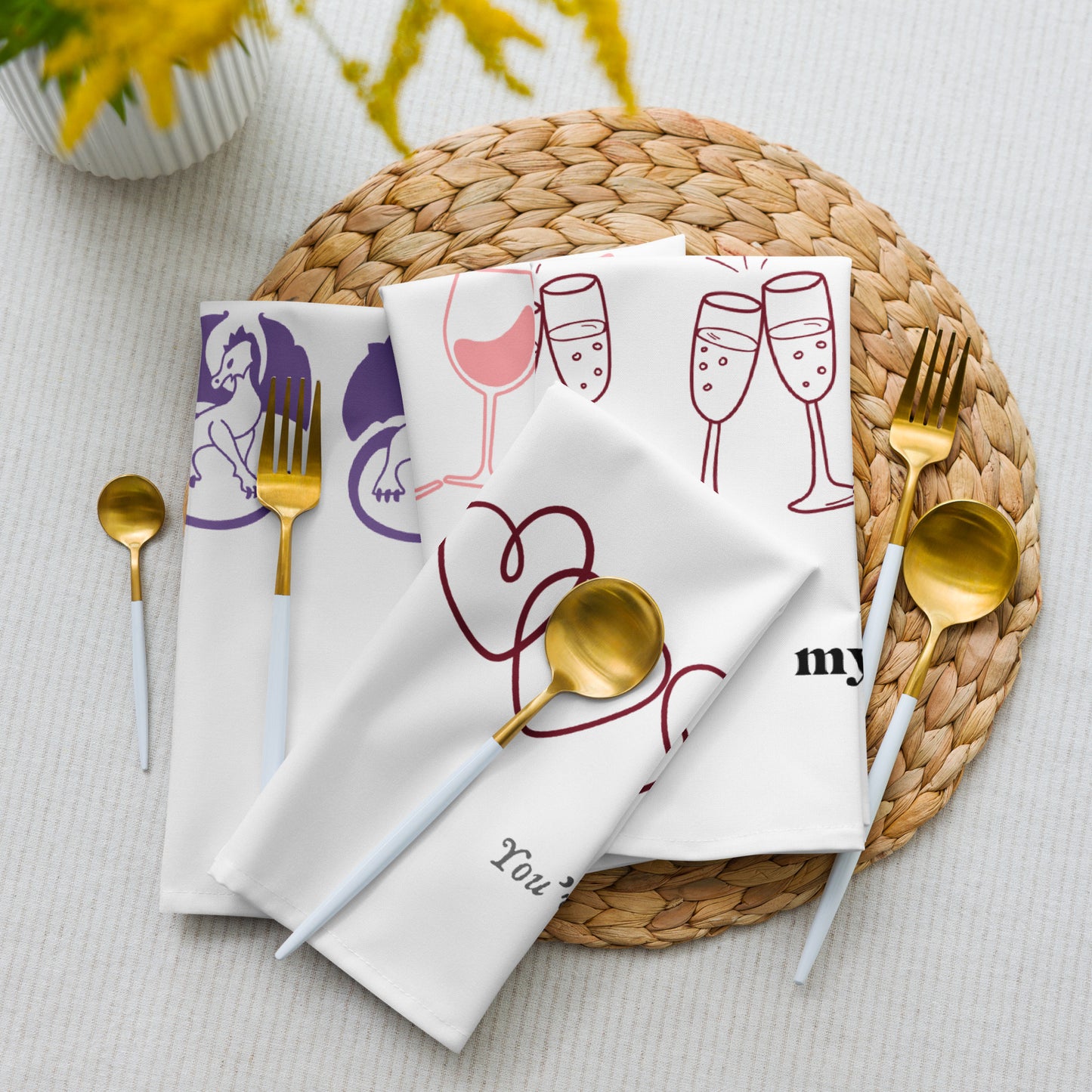 Talk to Your Friends Napkins