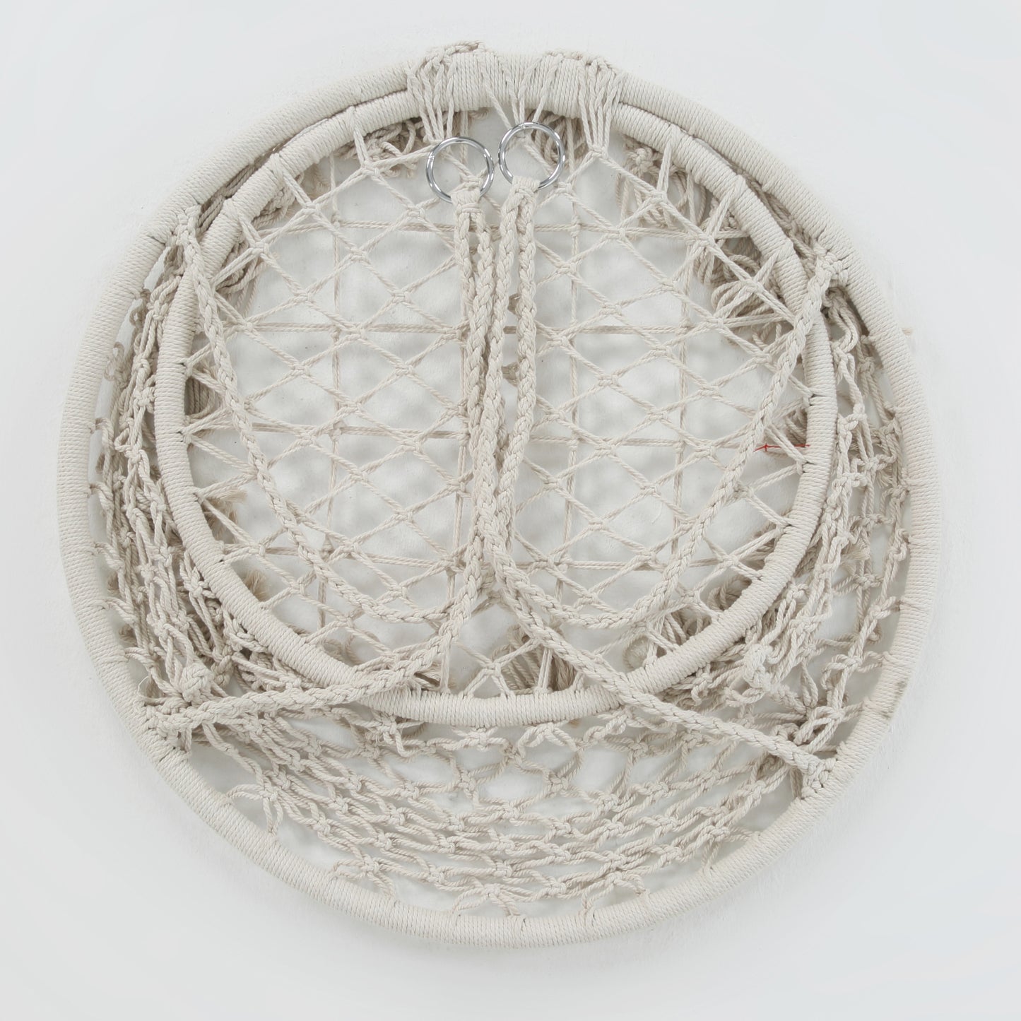 White Hanging Hammock Chair Macrame Swing