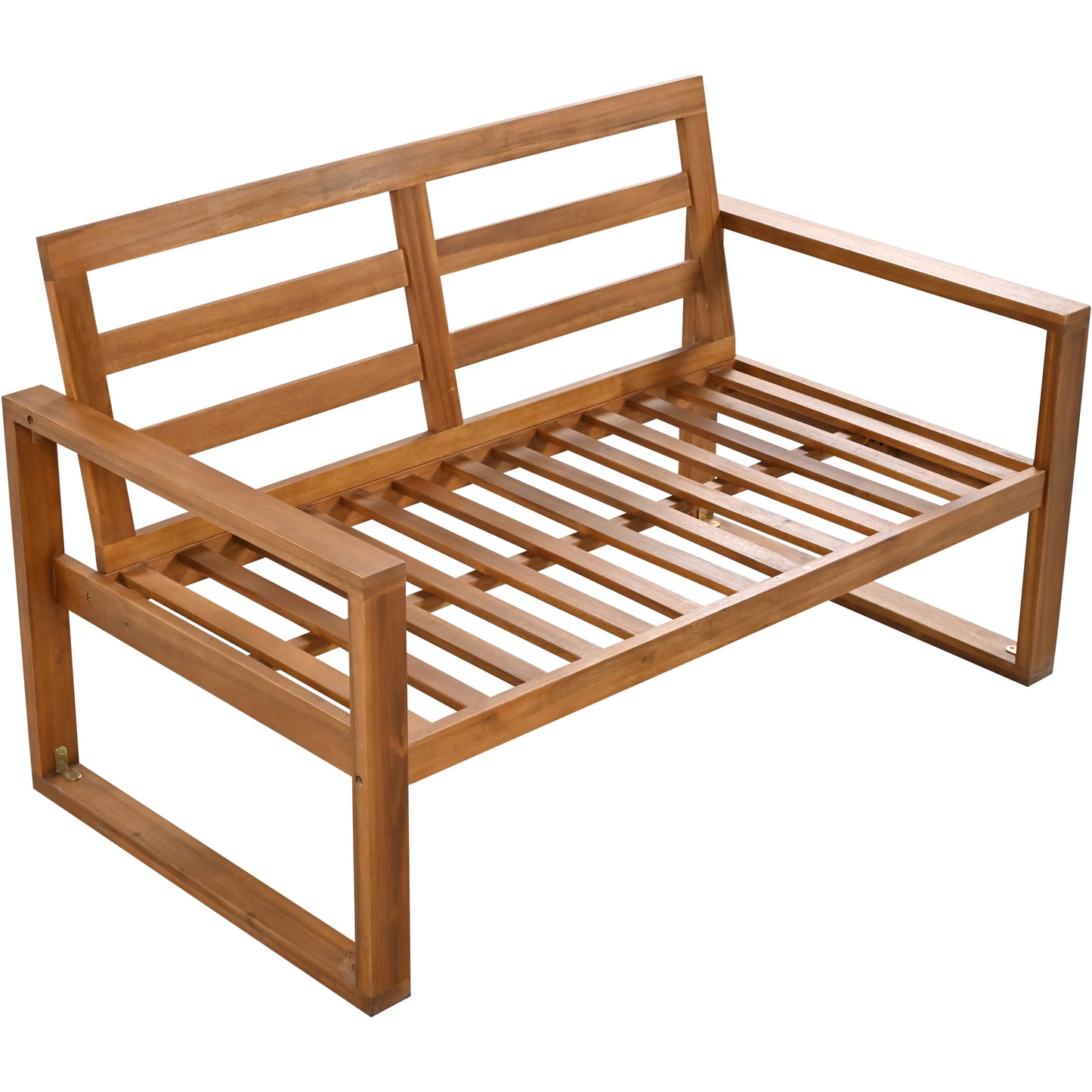 6-Piece Outdoor Wood Conversation Set
