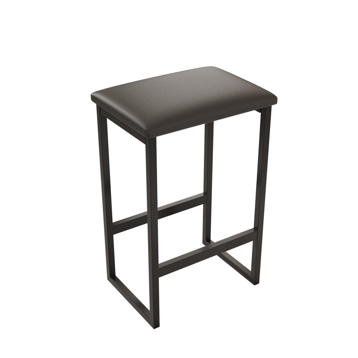 3-Piece Counter-height Table and Stool Set with Shelves