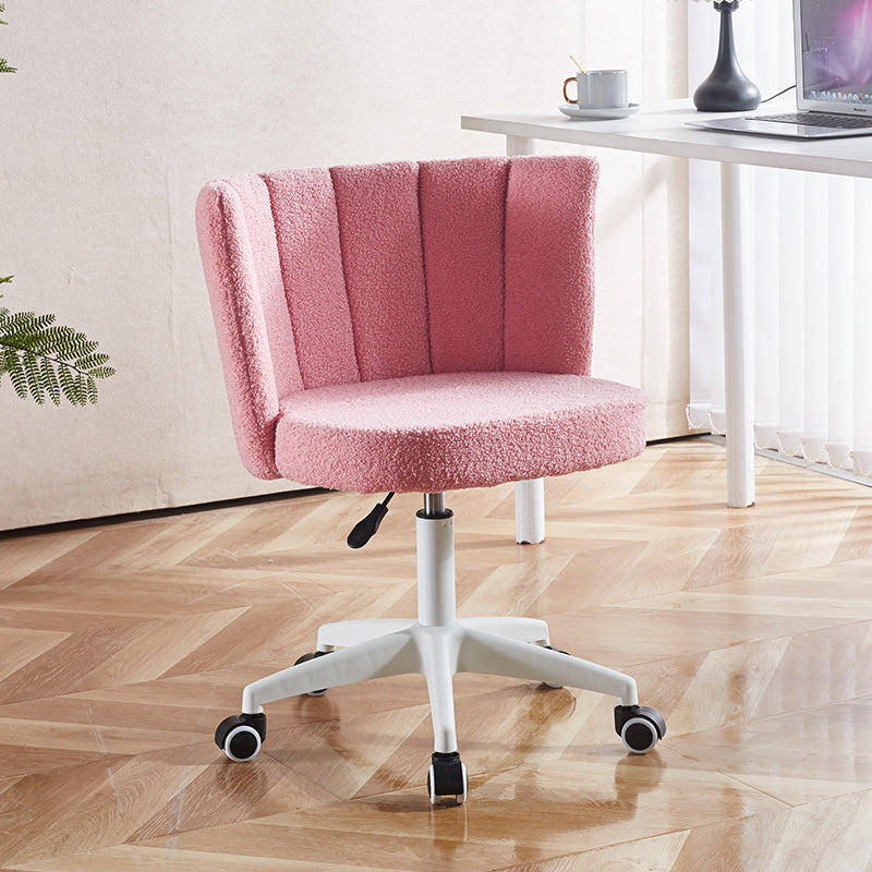 Pink Teddy Bear Plush Adjustable Desk Chair