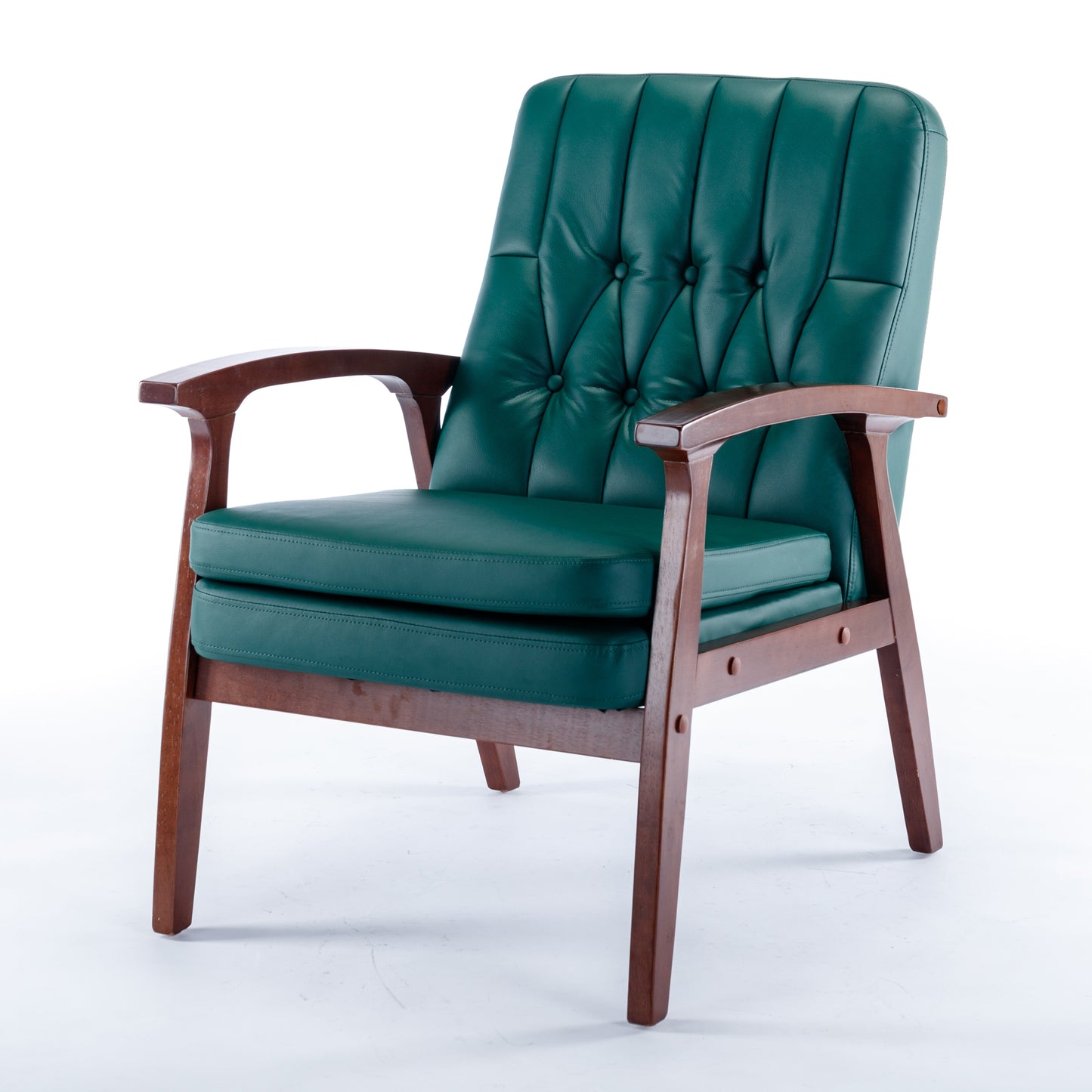 Green Mid Century Modern Armchair