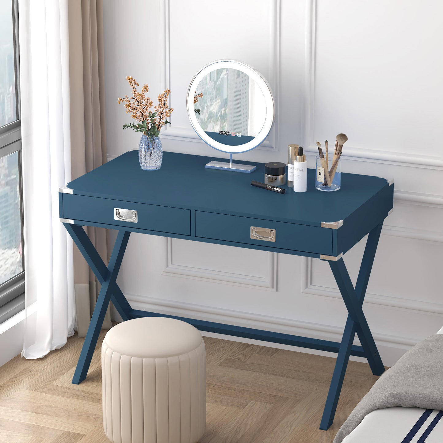 Blue Home Office Desk