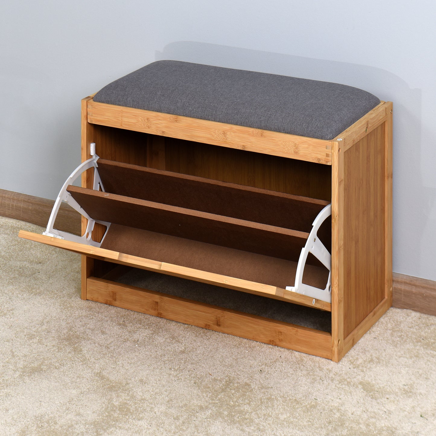 Bamboo Shoe Rack/Storage Bench