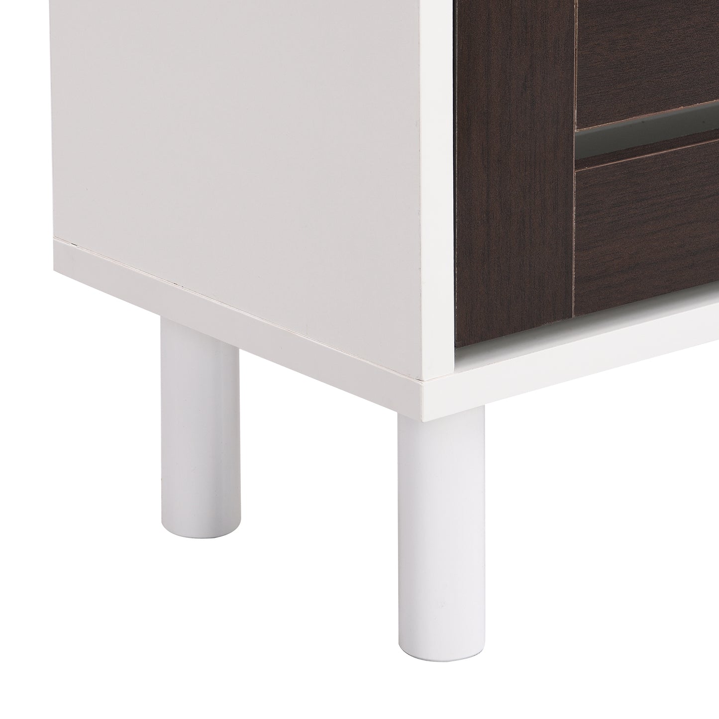 Minimalist Slim Shoe Cabinet with Hanging Hooks