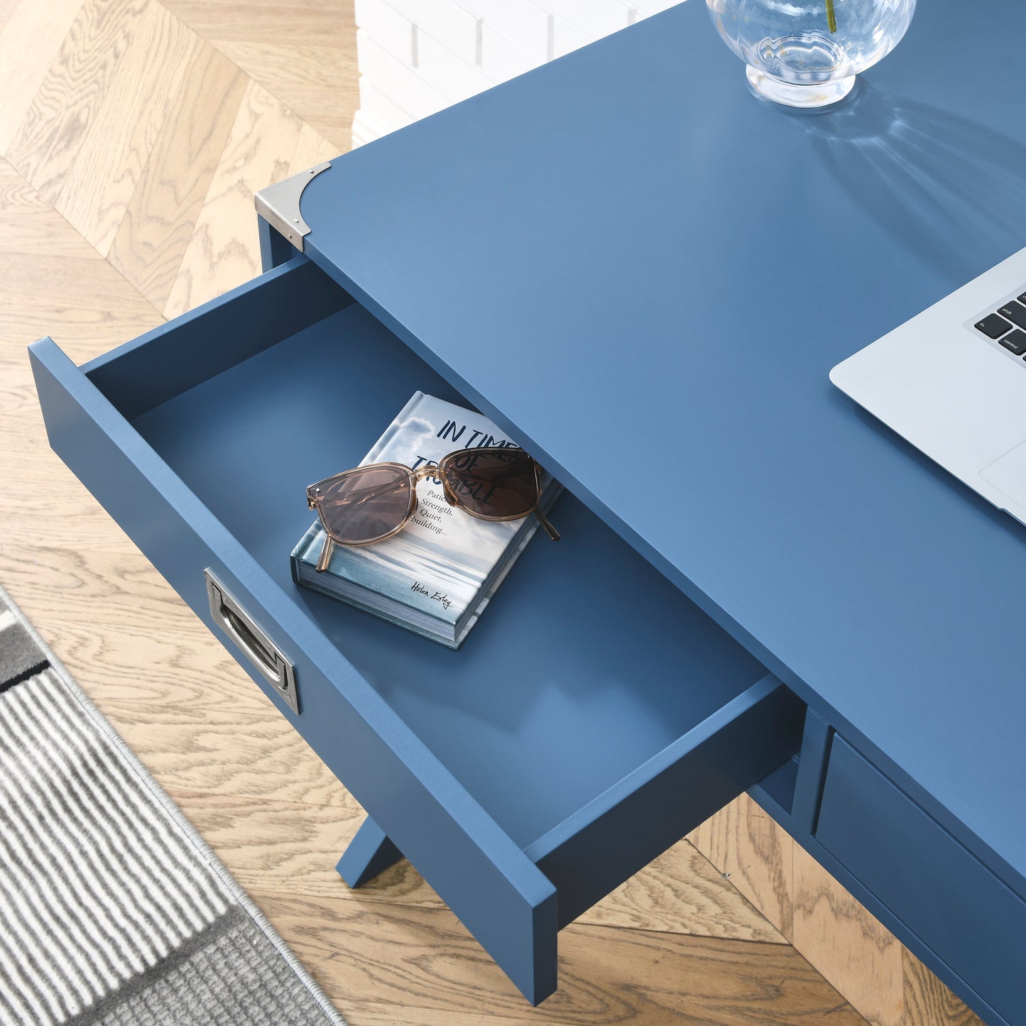 Blue Home Office Desk