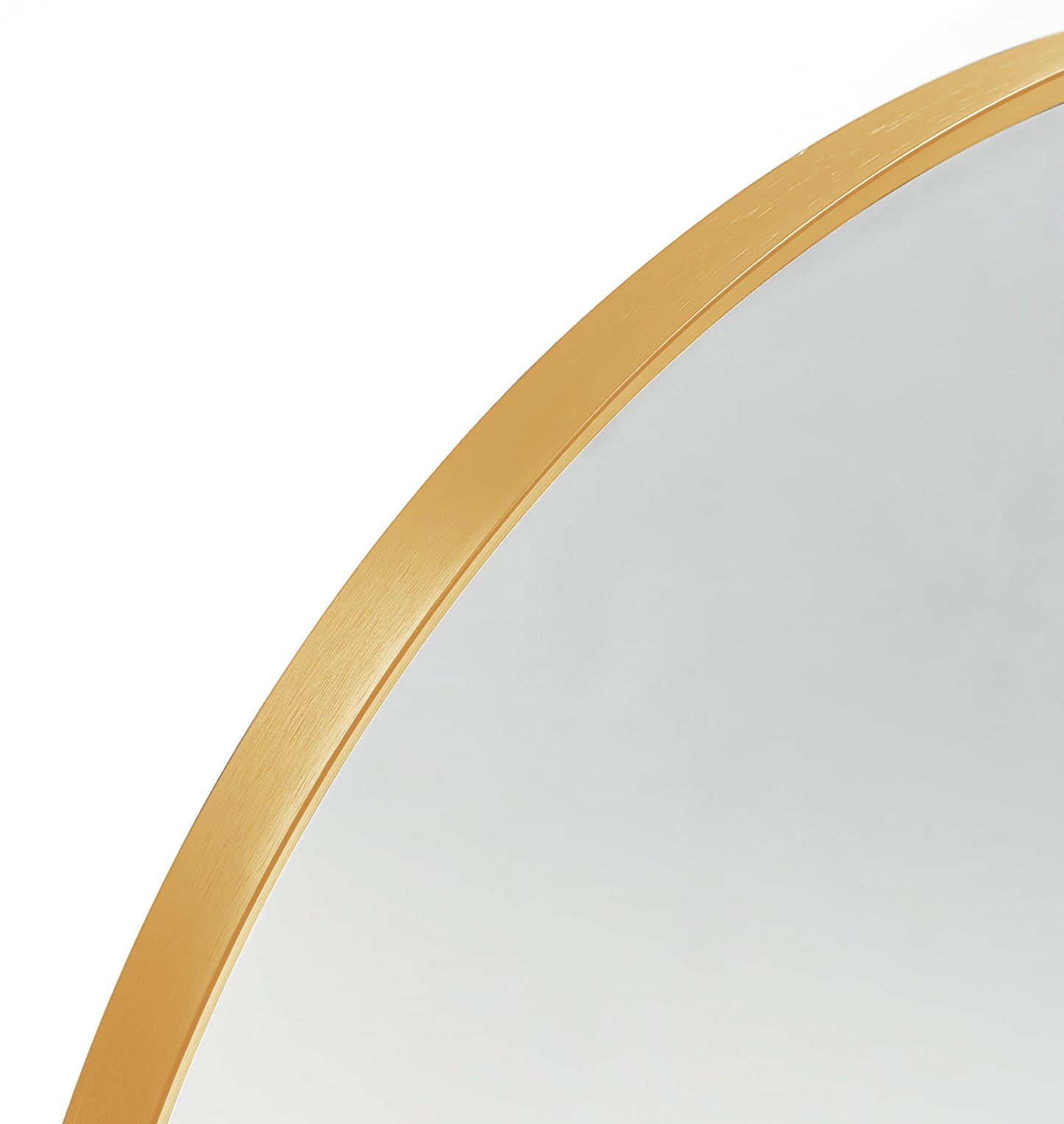 Gold Metal Arch Mirror