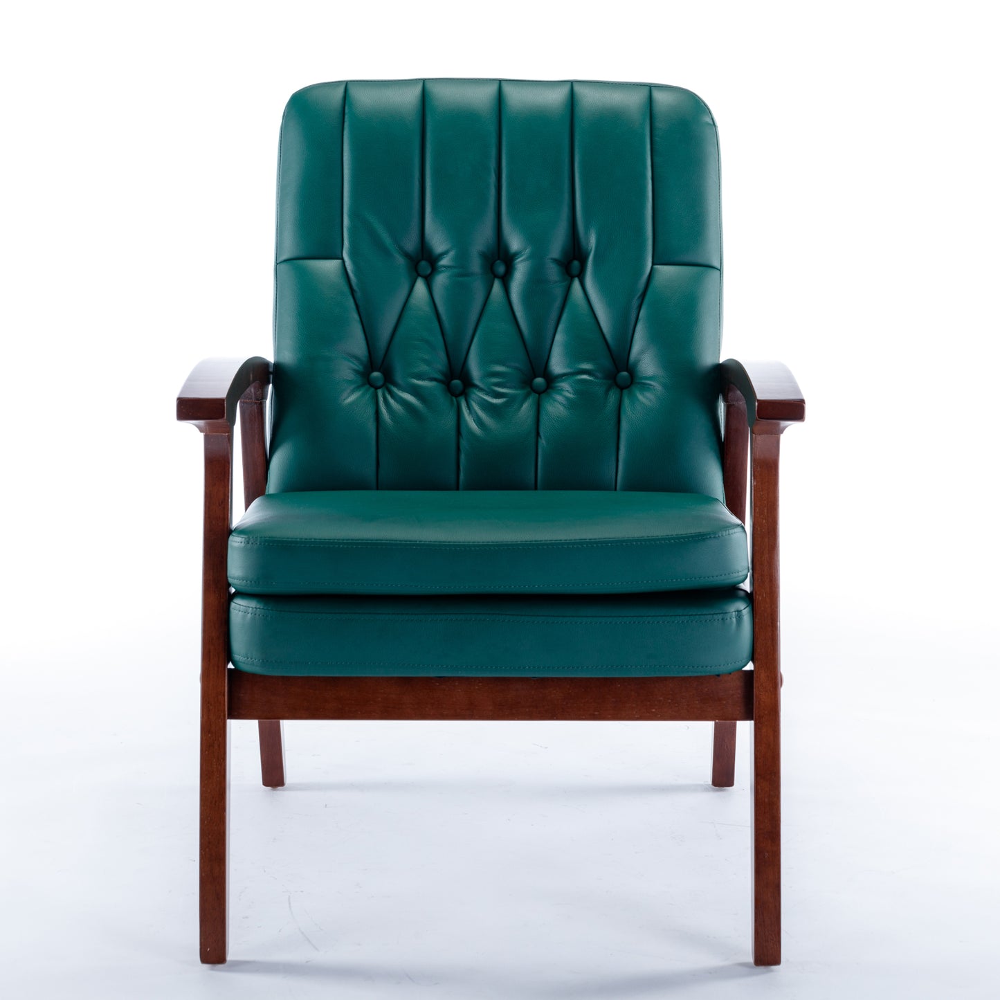 Green Mid Century Modern Armchair