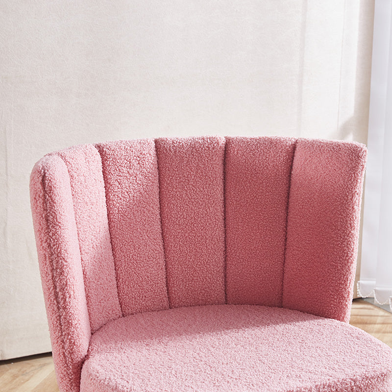 Pink Teddy Bear Plush Adjustable Desk Chair