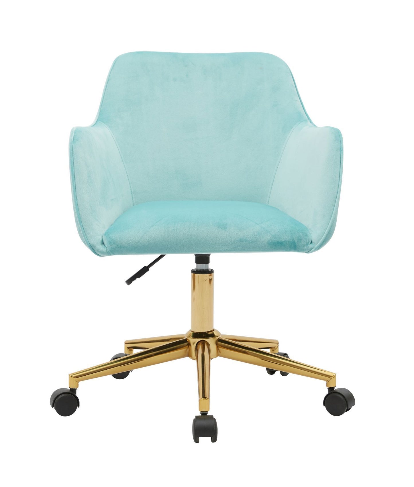 Modern Velvet Adjustable Office Chair with Wheels