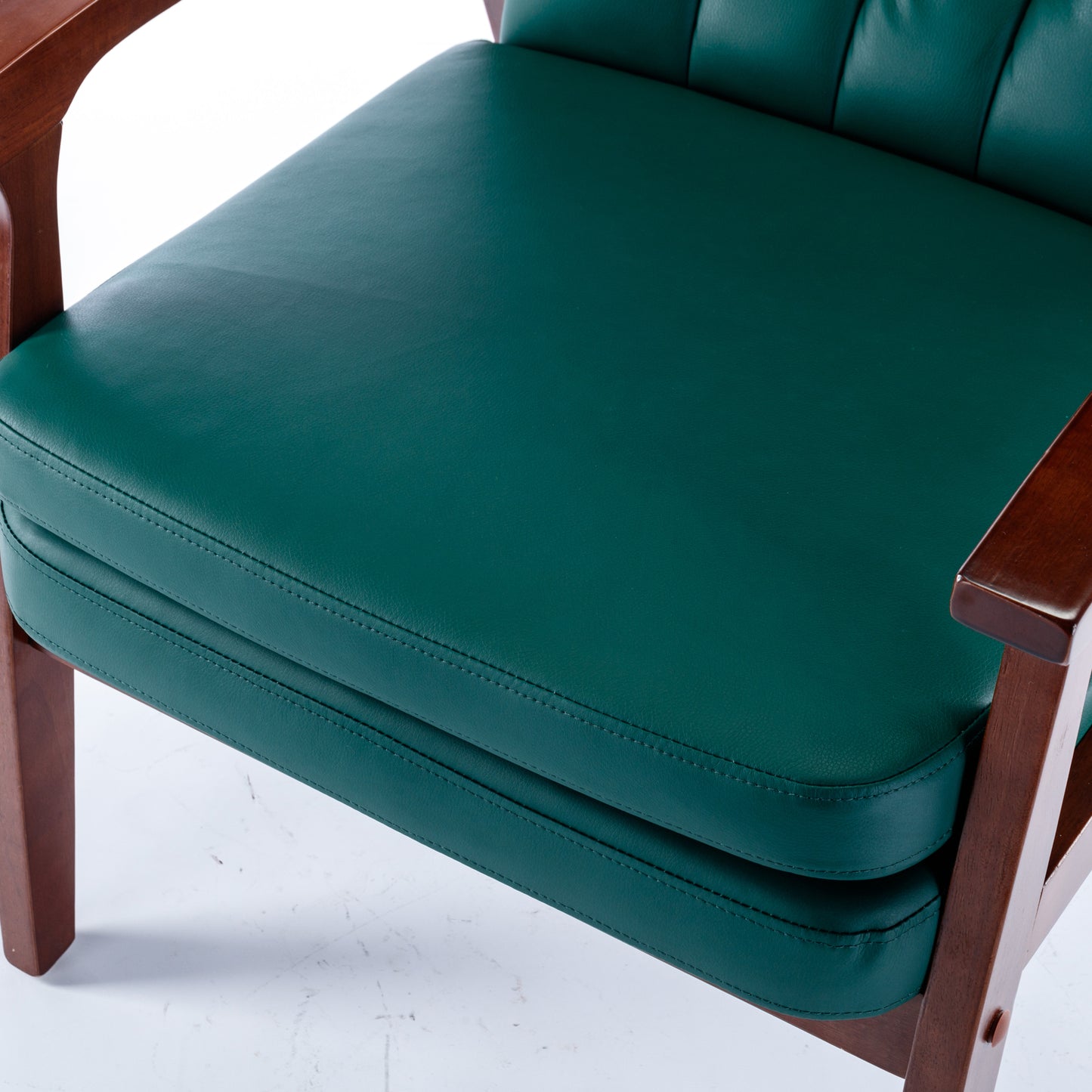 Green Mid Century Modern Armchair