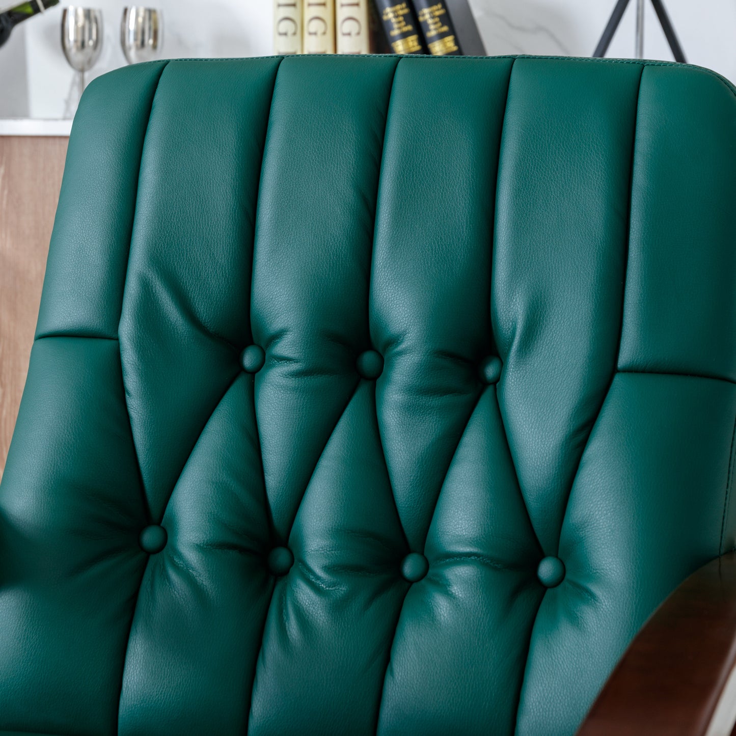 Green Mid Century Modern Armchair