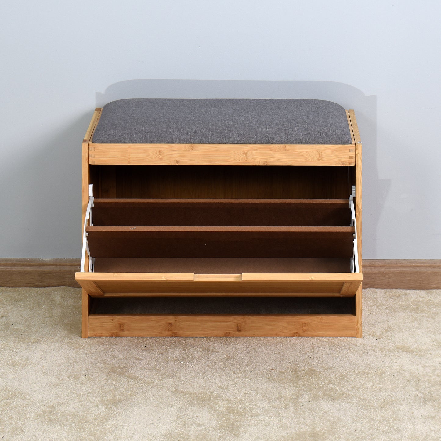 Bamboo Shoe Rack/Storage Bench