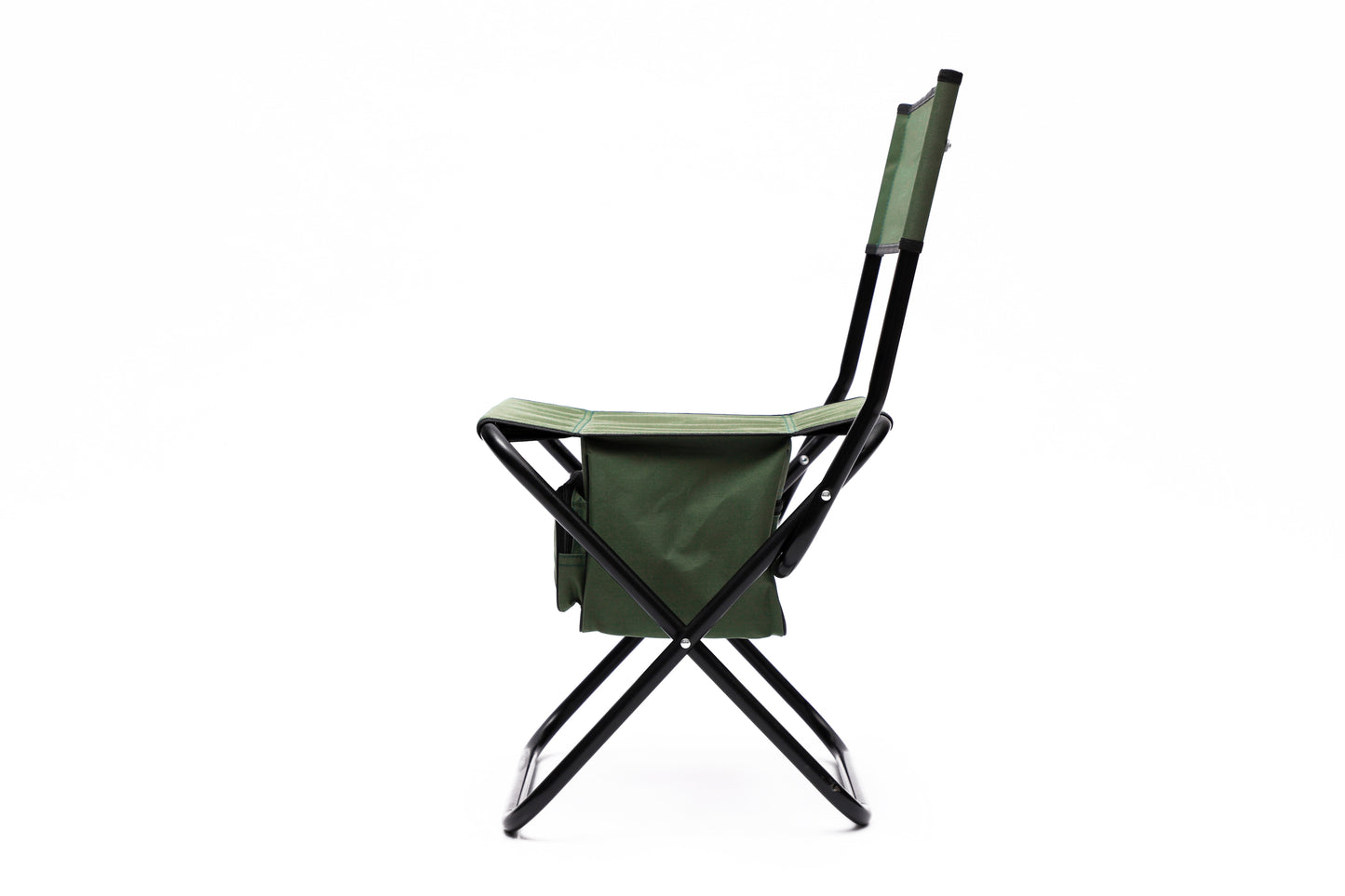 2-piece Folding Outdoor Camping Chair Set with Storage Bag