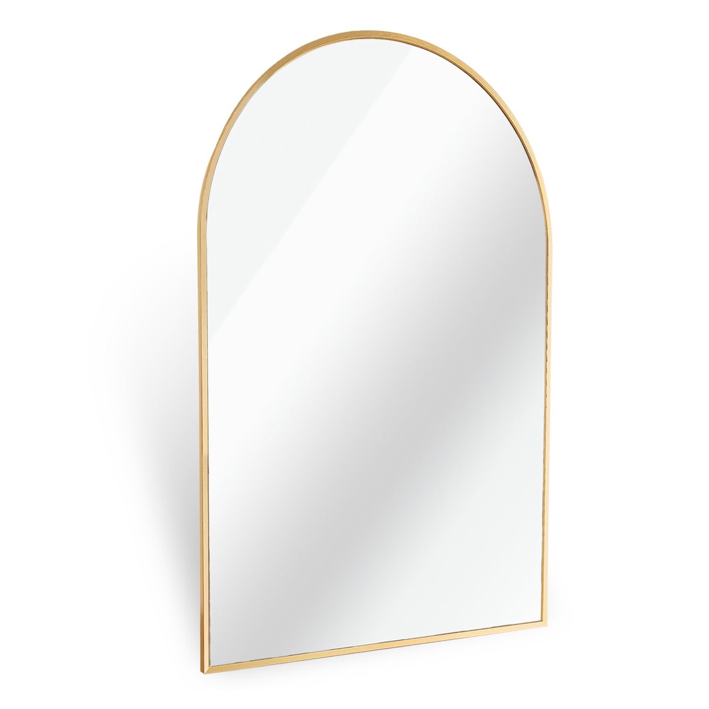 Gold Metal Arch Mirror